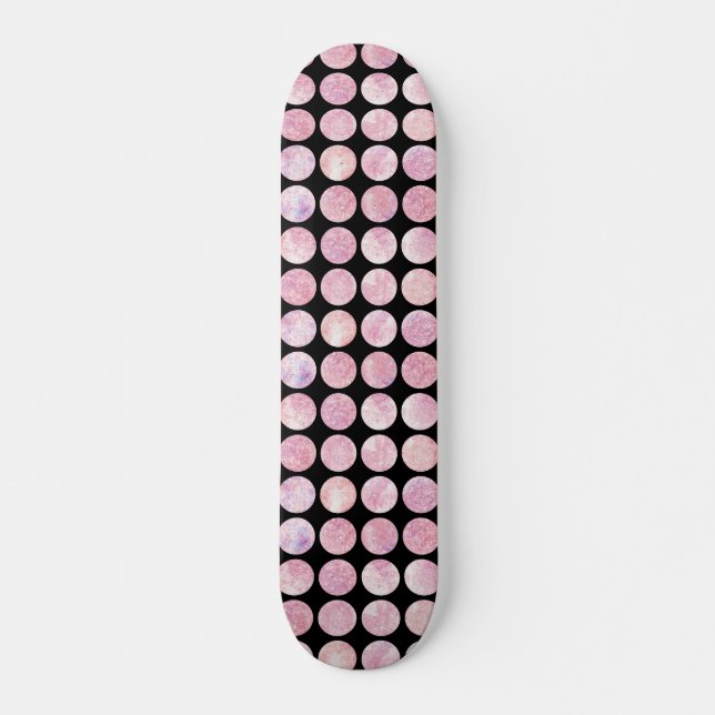 Textured Spots 01 Skateboard (Front)