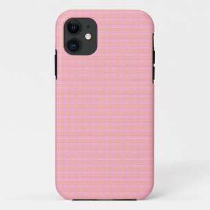 Textured Squares Blushing Meadow iPhone 11 Case