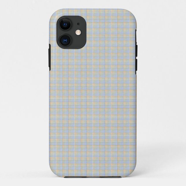 Textured Squares Lake Case-Mate iPhone Case (Back)