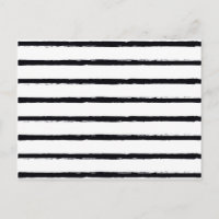 Textured Stripes Black White Rough Lines Pattern