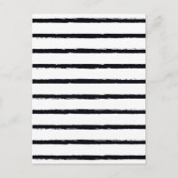 Textured Stripes Black White Rough Lines Pattern