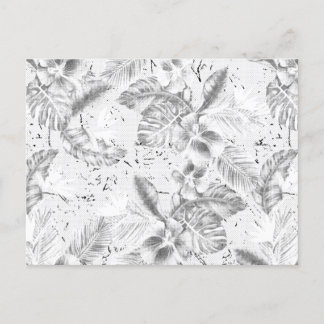 Textured Surface Postcard | Monochrome Design