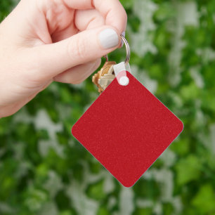 Textured Tomato Red Noise Keychain – Customisable