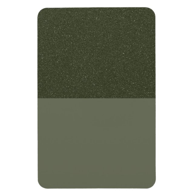 Textured Top Moss Green Custom Flexible Magnet (Vertical)