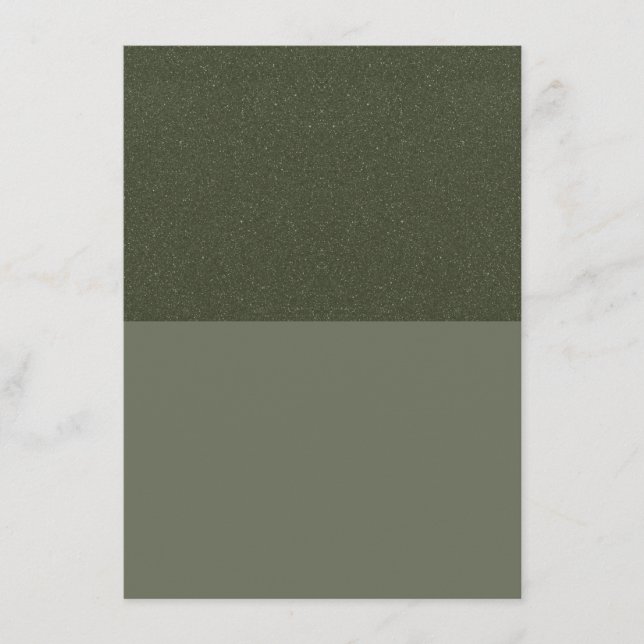 Textured Top Moss Green Enclosure Card – Customise (Front)