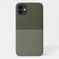 Textured Top Moss Green iPhone 11 Case – Customise