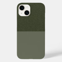 Textured Top Moss Green iPhone 14 Case – Customise