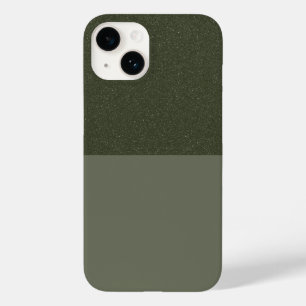 Textured Top Moss Green iPhone 14 Case – Customize
