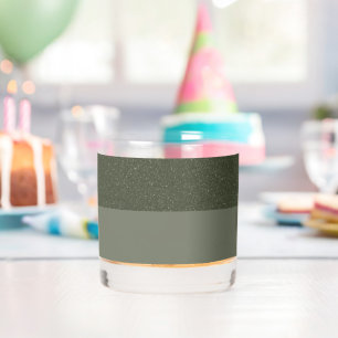 Textured Top Moss Green Shot Glass – Customisable