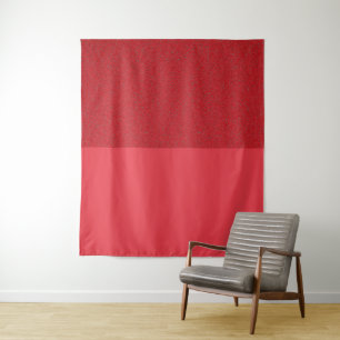 Textured Top Red Wall Tapestry – Custom Design