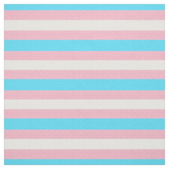 Textured Transgender Pride Flag Design Fabric (Swatch)