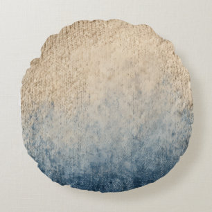 Textured Transition Round Cushion