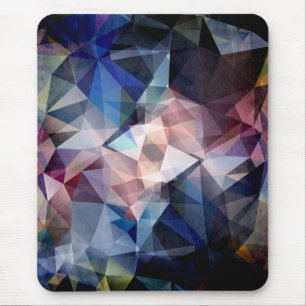 Textured Triangle Abstract Mouse Mat