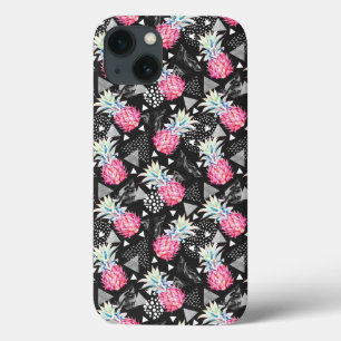 Textured Triangle Pineapple Pattern iPhone 13 Case