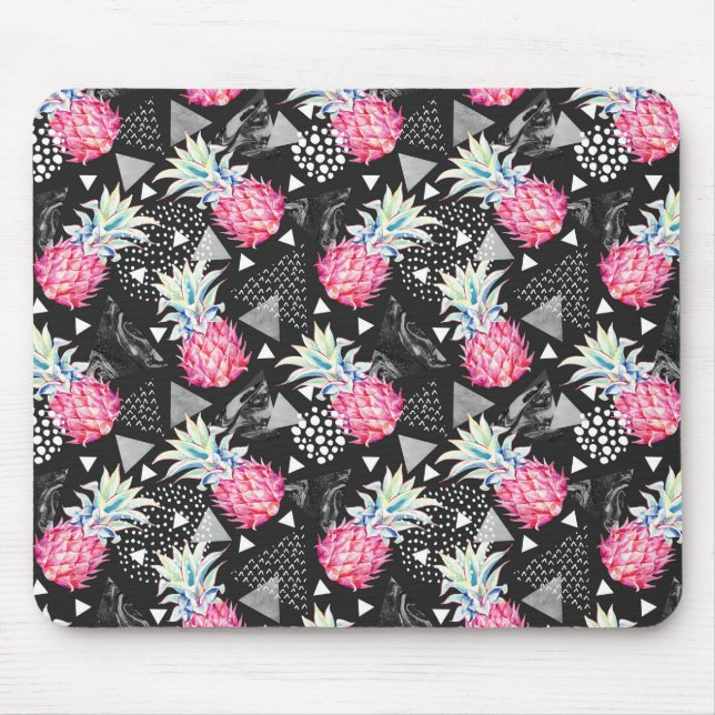 Textured Triangle Pineapple Pattern Mouse Mat (Front)