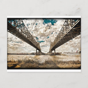 Textured Twin Span Postcard