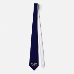 Textured WORLD MAP Tie