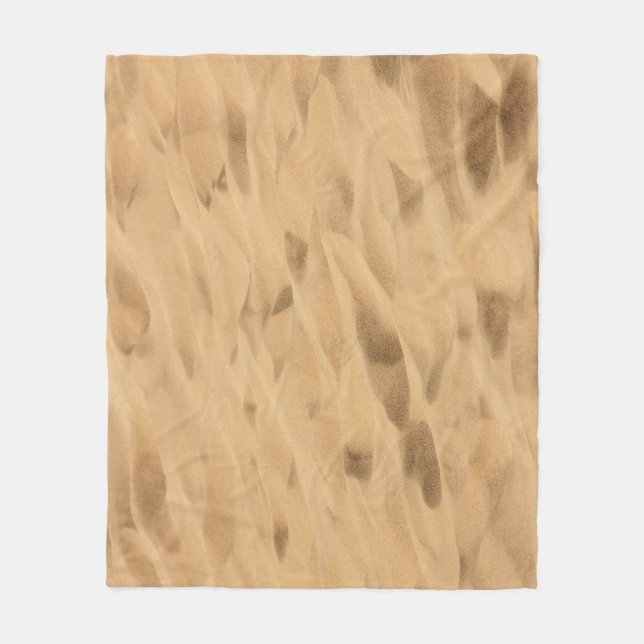 Textured yellow desert sand background. fleece blanket (Front)