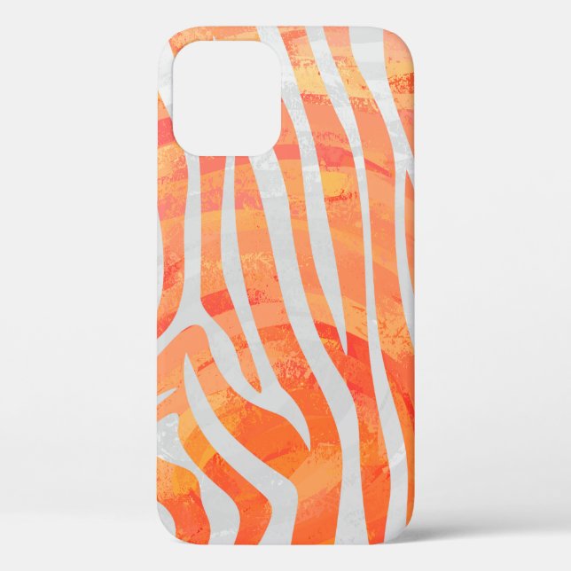 Textured Zebra Pattern Case-Mate iPhone Case (Back)