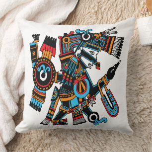 Tezcatlipoca – Smoking Mirror Lord Of Night Sky Cushion