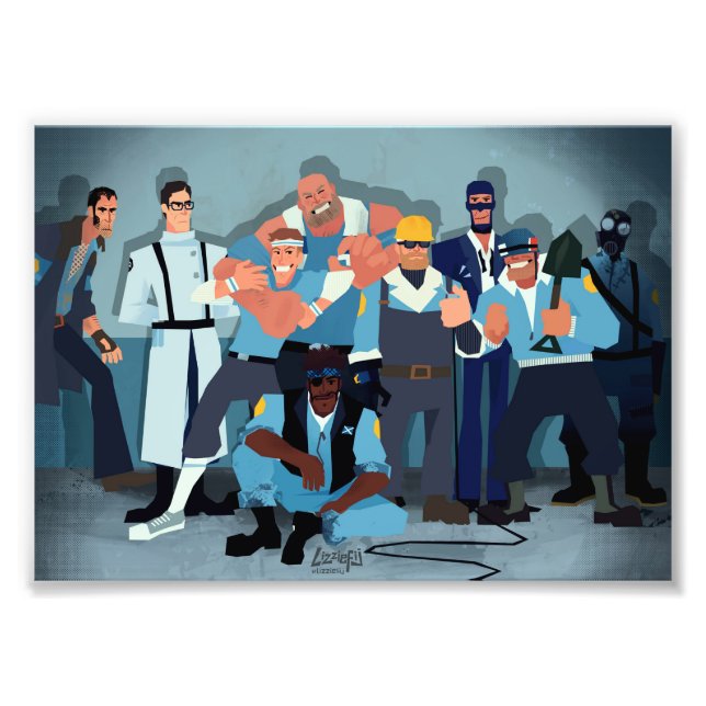 TF2 BLU team family photo (Front)