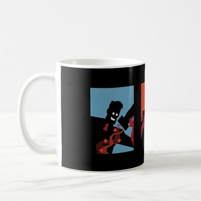 TF2 RED medic triptych mug (Left)