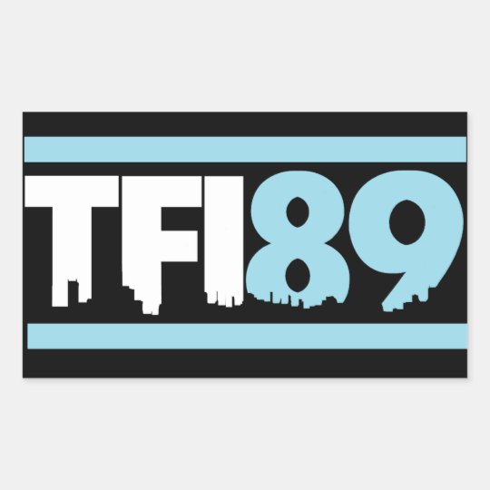 TFI89 Carolina Blue Sticker