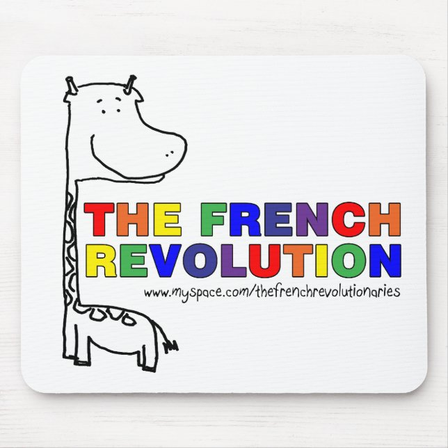 TFR Rainbow Giraffe Mouse Pad (Front)