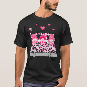Tg Leopard Truck Gnome Valentines Day Costume Men  T-Shirt