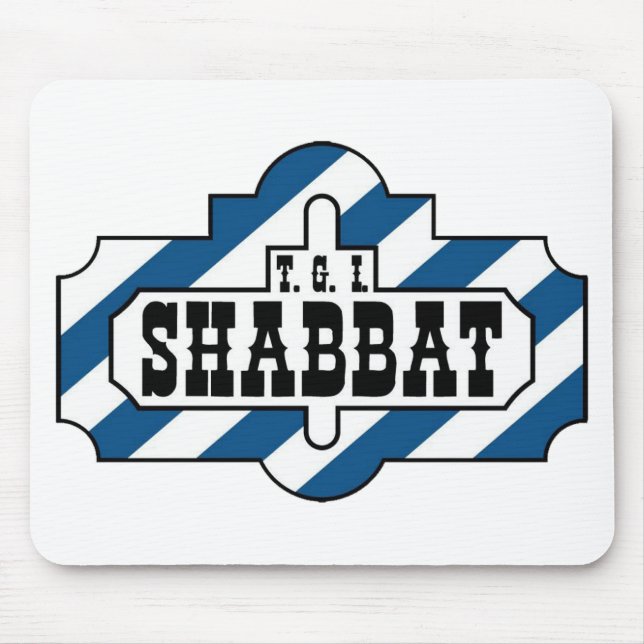 TGI SHABBAT MOUSE MAT (Front)
