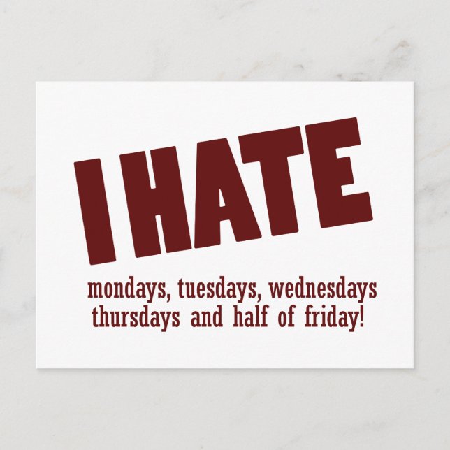 TGIF designs Postcard (Front)