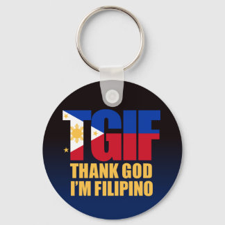 TGIF Filipino with Philippine Flag Key Ring