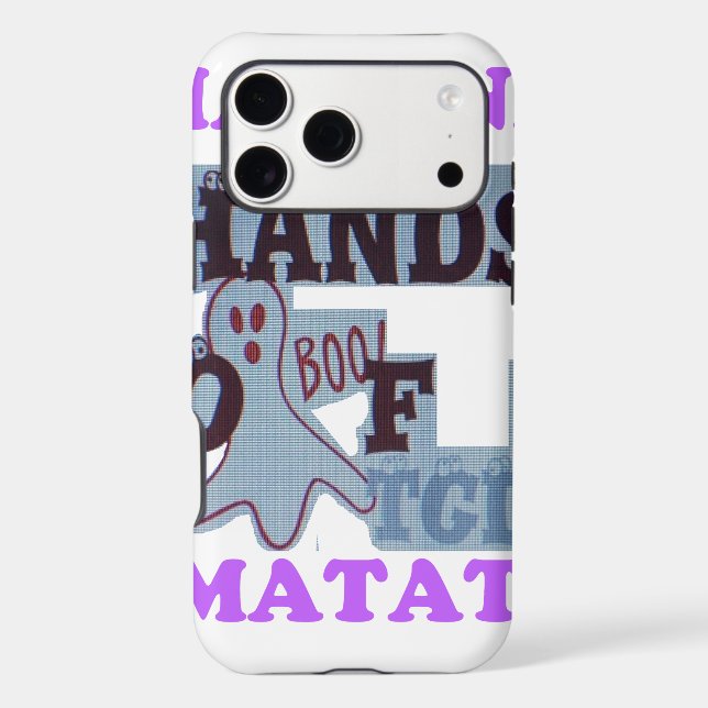 TGIF Hakuna Matata Hands Off Boo Funny Face (Back)