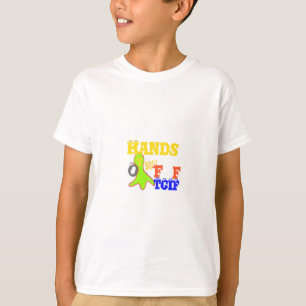 "TGIF Hands Off" Funky humor Merch Design  T-Shirt