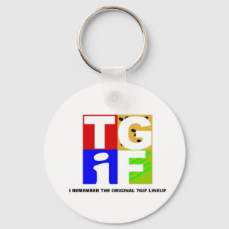TGIF KEY RING