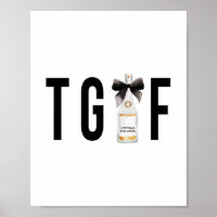 TGIF (Thank God It's Friday) Champagne Bottle