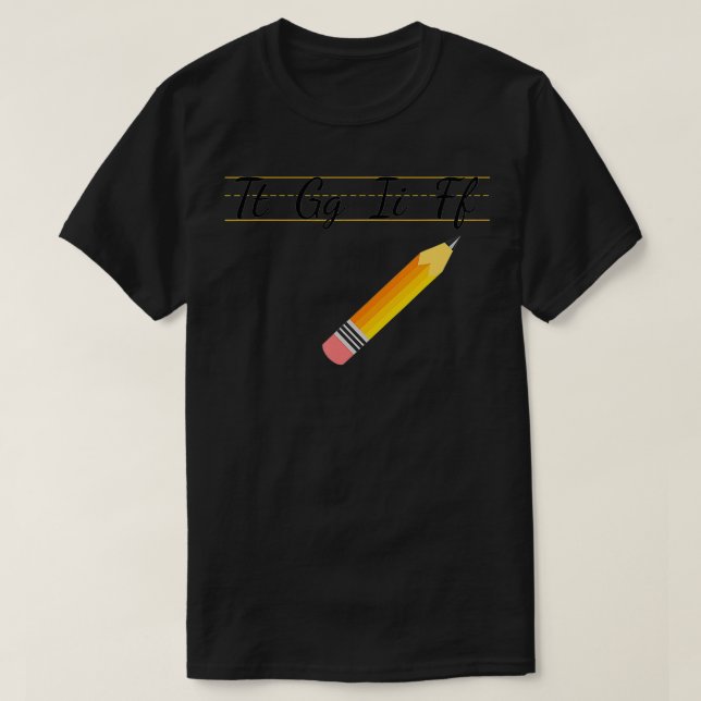 TGIF Tt Gg Ii Ff Funny Teacher Students Gift Men W T-Shirt (Design Front)