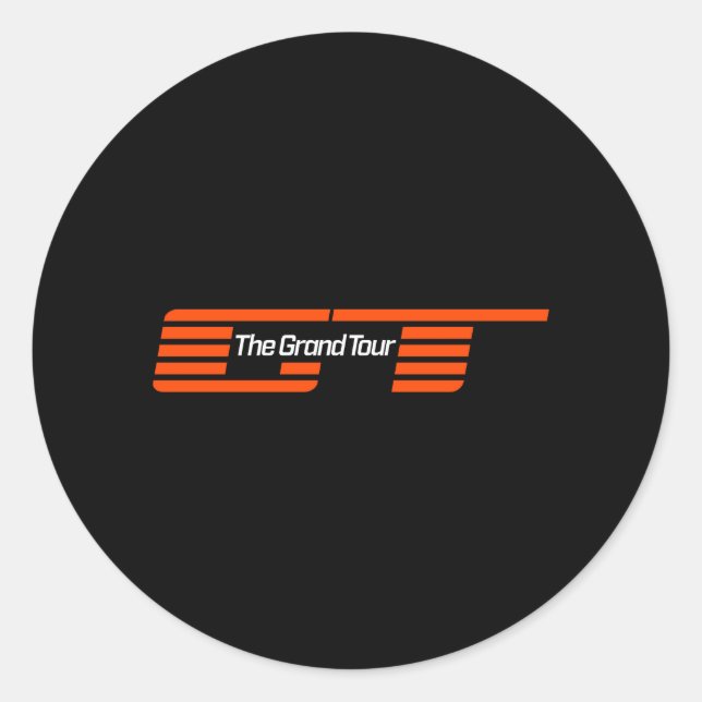 Tgt Speed Gt Classic Round Sticker (Front)