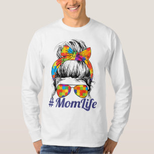 Th Autistic Autism Awareness Mum Life Women Mother T-Shirt
