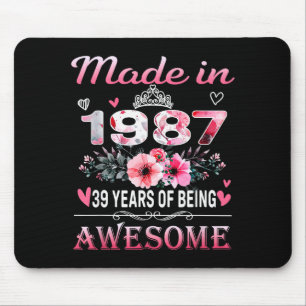 &#; th Birthday Made In 1987 &#; Years Of Being A Mouse Mat