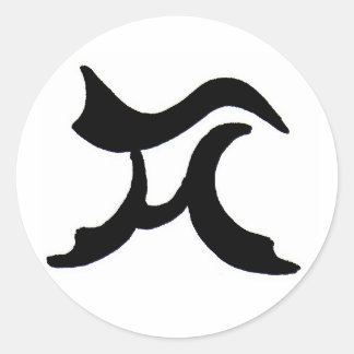 TH CLASSIC ROUND STICKER