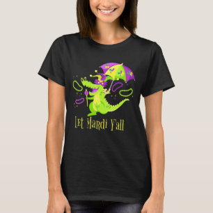 Th Mardi Gras Yall Alligator Costume Boy Girl T-Shirt