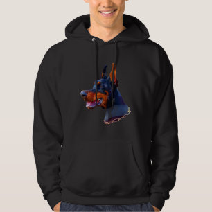 Th Of July Us Flag American Doberman Dog Lover Hoodie