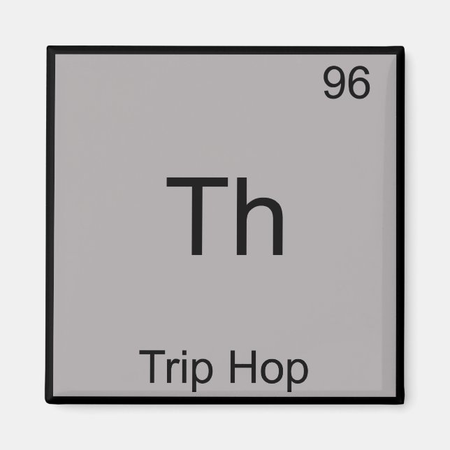 Th - Triphop Chemistry Symbol Funny Element Tee Magnet (Front)