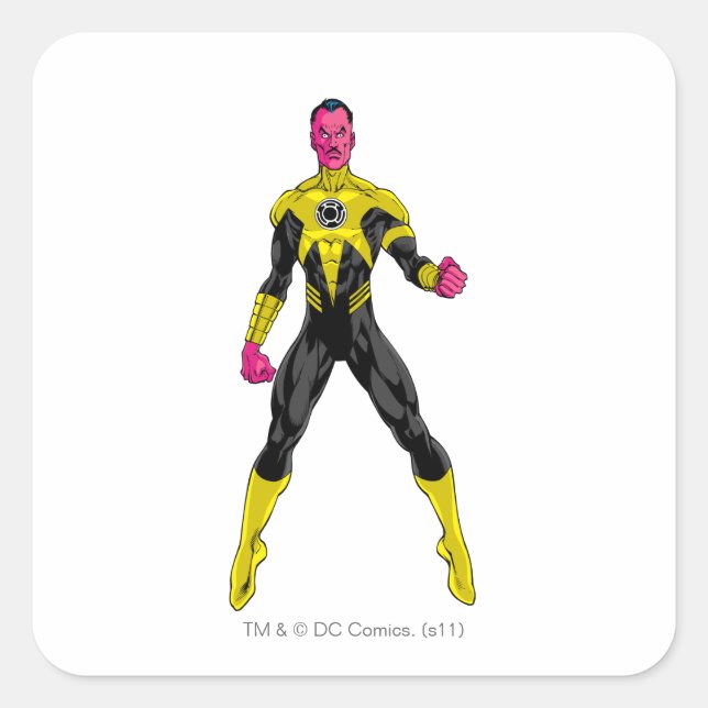 Thaal Sinestro 4 Square Sticker (Front)