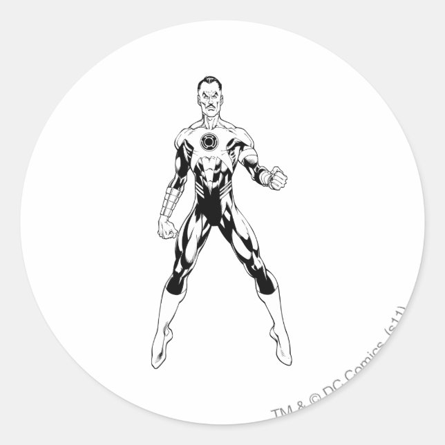 Thaal Sinestro 6 Classic Round Sticker (Front)