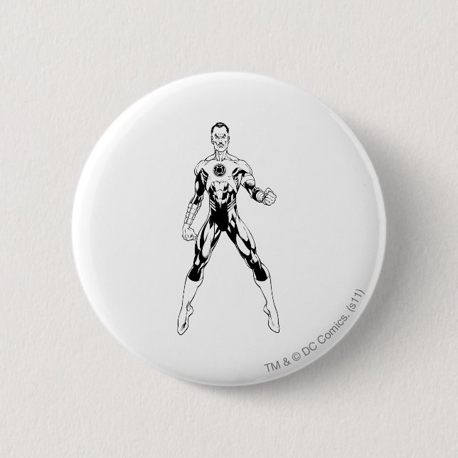 Thaal Sinestro 6 Cm Round Badge (Front)