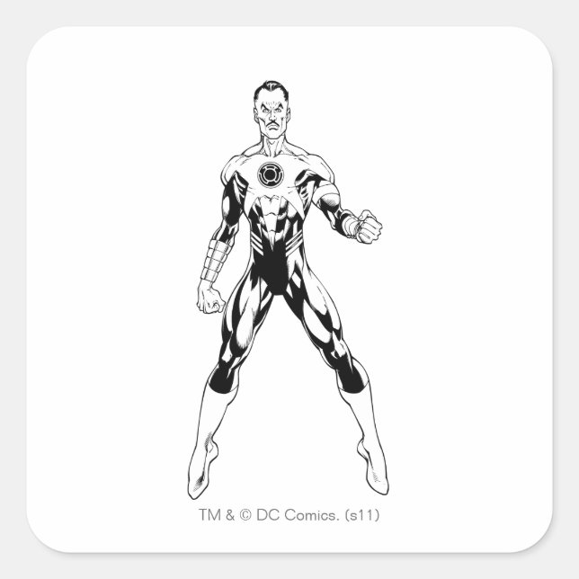 Thaal Sinestro 6 Square Sticker (Front)