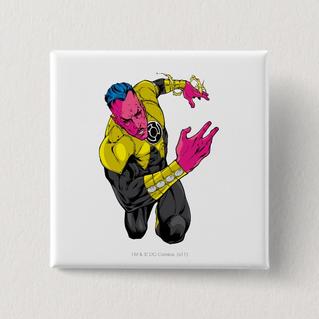 Thaal Sinestro 7 15 Cm Square Badge (Front)