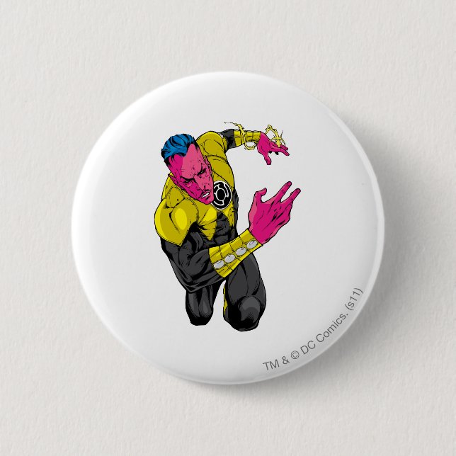 Thaal Sinestro 7 6 Cm Round Badge (Front)